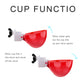 EOKOICA Chicken Waterer Cups, 6 Packs Large Chicken Watering Cups, Automatic Chicken Water Cups, Tee Fittings Poultry Feeder Cups Suitable for Chicken, Duck, Goose, Turkey with Mounting Hole Opener