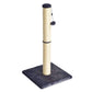 Amazon Basics Cat Scratching Post for Indoor Cats & Kittens, Medium (31.5"H), Cat Furniture with Dangling Ball Toy, Grey