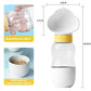 Convenient Dog Water Dispenser & Bowl - Leak Proof, Pet Food Container, Dog Poop Bags for Walking, Hiking & Travel (Yellow)