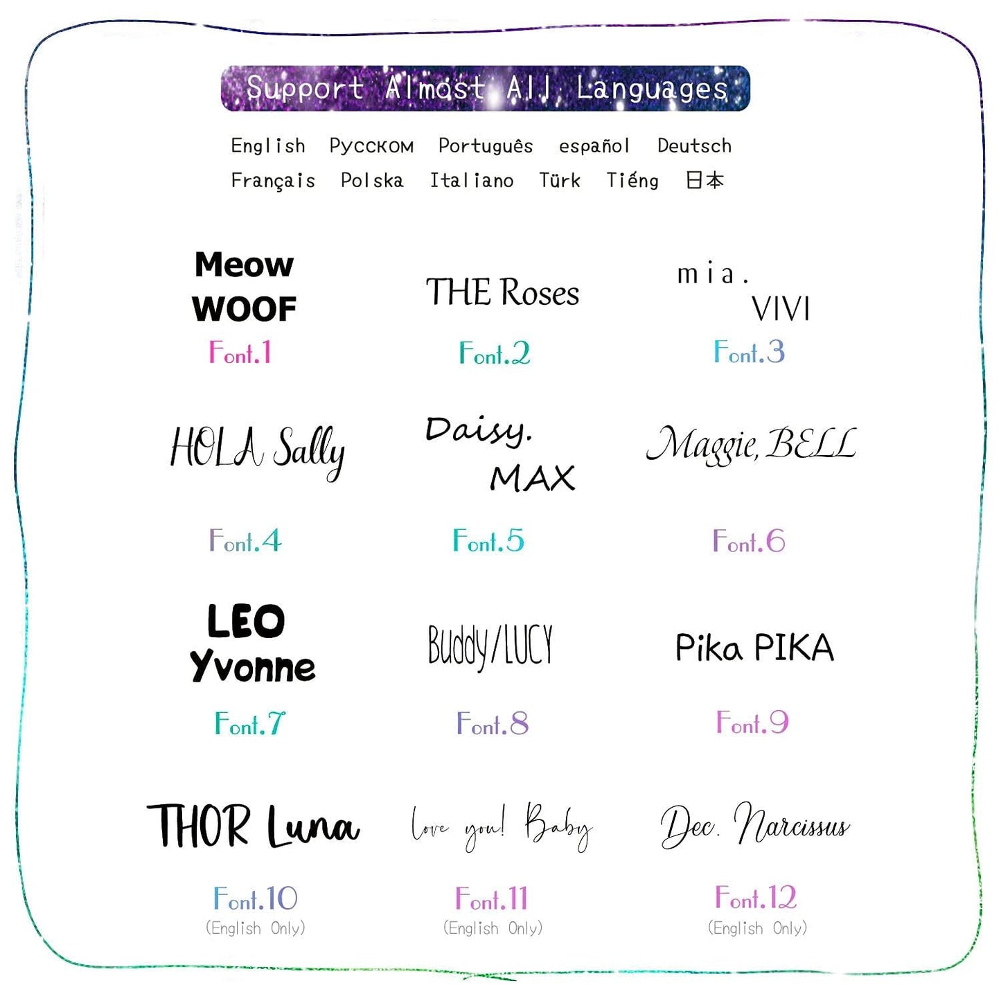 Cats Dogs ID Tags Personalized Lovely Symbols Pets Collar Name Accessories Simple Custom Engraved Supplies for Small Four Legged Child Necklace Chain Anti-Lost Shiny Stainless Steel 316L Charm