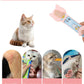 Aecsze 5 PCS Cat Food Can Covers Lids Set, Silicone Pet Food Can Lids with Multi-Function Cat Food Spoon and Opener, Cat Bar Squeezer, Stainless Steel Wet Food Spoon for Cats and Dogs (Pink) (Pink)