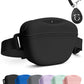 heouvo Dog Treat Pouch with Training Clicker, Upgrade Stronger Magnetic Closure to Avoid Spilling, 1.67 Cup Silicone Treat Bag Fanny Pack with Waist Belt for Pet Training Walking (Black)
