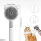 Cat Steam Brush, Brushes for Indoor Cats with Release Button, Dual Speed Spray USB Rechargeable Grooming Supplies, Cat Brush for Shedding Suitable for All Long-haired and Short-haired Pets