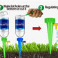 Self Plant Watering Spikes 12 Pack Auto Drippers Irrigation Devices Vacation Automatic Plants Water System with Adjustable Control Valve Switch Design for Houseplant, Gardenplant, Officeplant