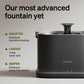PETLIBRO Upgrade Cat Water Fountain Stainless Steel Tray, Dockstream 2 Cat Fountain Indoor, 3L/101oz Auto Cat Fountains for Drinking, App Monitoring Pet Water Fountain Dog, 5G WiFi Cat Water Dispenser