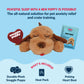 Snuggle Puppy Original Heartbeat Puppy Toy with Real-Feel Pulse & Heat Pack, Calming Sleep Aid for Puppy Anxiety, Crate Training, First Nights & New Puppy Transition - Biscuit