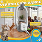 HAPPYCODE Interactive Cat Toy, Rechargeable Electric Cat Teaser, Hanging Door cat Toy, 2 Motion Modes (360° Spin & Irregular Jumping), Smart Auto Cat Toy for Exercise & Fun, Grey