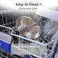 Raised Cat Bowl, 2 Pack Stainless Steel Elevated Cat Bowl Whisker Friendly Wide Flat Shallow Cute with Bamboo Stand Elevated Cat Food Plate Dishwasher Safe No Slip Lifted Raised Cat Dish Easy Clean