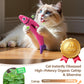 PetBusy Cat Toys with[5000mg A+Natural Catnip &Silvervine] [Baby Grade] Interactive Soft Chew Kicker Cat Toys for Indoor Cats & Kittens, [Crinkle &Bell] Fish Sound Toy, Drives Bored Cat Crazy with Fun