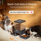 oneisall Automatic Cat Feeder for 2 Cats, 20 Cups/5L Automatic Cat Food Dispenser for Small Pets Indoor, Timed Cat Feeder for Dry Food