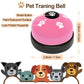 KEXIAVA 2 Pack Dog Door Bells Dog Doorbell to go Outside Puppy Train Bell for Dogs to Ring to go Potty Puppy Toilet Training Bell Jingle Bells for Door Knob Girl Puppy Essentials Accessories (Pink)