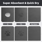 PADOOR Pet Feeding Mat-Absorbent Dog Mat for Food and Water Bowl-No Stains Easy Clean Dog Food Mat-Quick Dry Water Dispenser-Puppy Supplies Accessories