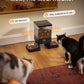 oneisall Automatic Cat Feeder for 2 Cats, 20 Cups/5L Automatic Cat Food Dispenser for Small Pets Indoor, Timed Cat Feeder for Dry Food
