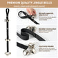 Luckyiren Upgraded Puppy Bells Dog Doorbells for Door Knob/Potty Training/Go Outside-Dog Bells for Puppies Dogs Doggy Doggie Pooch Pet Cat for Dog Lovers-Premium Quality-3 Snaps for Length Adjustment