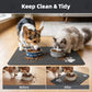 PADOOR Pet Feeding Mat-Absorbent Dog Mat for Food and Water Bowl-No Stains Easy Clean Dog Food Mat-Quick Dry Water Dispenser-Puppy Supplies Accessories