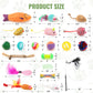 Fashion's Talk Cat Toys Variety Pack for Kitty 20 Pieces