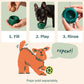 WOOF Pupsicle - Long-Lasting Interactive Dog Ball Toy to Keep Your Pup Busy and Distracted - Safe for Dogs - Low-Mess Design - Dog Toys for XL Dogs 75 lbs and Up
