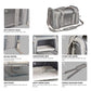 Henkelion Cat Carriers Dog Carrier Pet Carrier For Small / Medium Cats Dogs Puppies (Up To 15lbs), TSA Airline Approved Small Dog Carrier Soft Sided, Collapsible Waterproof Travel Puppy Carrier - Grey