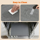 Large Silicone Dog Food Mat with Raised Edge, Waterproof Non-Slip Pet Feeding Mat for Floors, Dog Bowl Mat for Food and Water, Spill Proof Cat & Dog Feeding Placemat, Easy Clean, 34 x 22, Gray