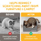 Hide & Scratch Cardboard Cat Scratcher Box & Bed - Dark Grey Diamond | Double-Sided Corrugated Pad for Indoor Cats | Refillable Scratching Board Toy for Play & Furniture Protection