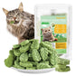 SYWUAII 100g/3.52oz Cat Grass Treats, Cat Grass Teething Stick for Hairball Remove and Teeth Cleaning, Edible Cats-Grass Stick Snack