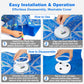 Qraxond Interactive Cat Toys for Indoor Cats,[Newly Upgraded] Rechargeable Touch Activated Hide and Seek Kitten Toys for Bored Indoor Adult Cats with Fluttering (Blue)