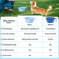 SLSON Collapsible Dog Bowl, 2Pack Macaron Color Pet Travel Bowls Silicone Foldable Water Feeder Dish for Small to Large Dogs Cat Walking Hiking Camping (Macaron Blue and Light Grey, Small)