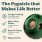 WOOF Pupsicle and Treat Tray - Long-Lasting Interactive Dog Ball Toy and Silicone Dog Treat Mold - Keep Your Pup Busy - Easy to Clean - Toys for Medium and Large Dogs 25-75 lbs