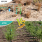 Stainless Steel Deep Root Tree Watering Tool,Root Feeder with Fertilizer Bottle Watering Wand Irrigation System Watering Stake,for Trees Bushes Shrubs Fruit Trees with Brass Valve T-Handle