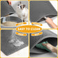 Pieviev Cat Litter Mat Double Layer Waterproof Urine Proof Trapping Mat 1 Pack (Gray, 24x15 Inch (Pack of 1))