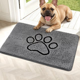 Bcoimo Super Absorbent Dog Door Mat, 30"*20" Anti Slip Mat for Muddy Paws, Pet Rugs for Dirty Paws Washable that Absorbs Moisture and Dirt, for Dog Cage and Pet Resting Carpet