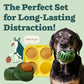 WOOF Pupsicle and Treat Tray - Long-Lasting Interactive Dog Ball Toy and Silicone Dog Treat Mold - Keep Your Pup Busy - Easy to Clean - Toys for Medium and Large Dogs 25-75 lbs