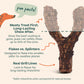 WOOF HonestChew Meaty Dog Toy Y-Gnawt - Durable Dog Chews - Made with Real Beef and Natural, Plant-Based Ingredients - Splinter-Resistant - Safer Than Dog Bones - Medium