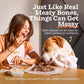 WOOF HonestChew Meaty Dog Toy Y-Gnawt - Durable Dog Chews - Made with Real Beef and Natural, Plant-Based Ingredients - Splinter-Resistant - Safer Than Dog Bones - Medium