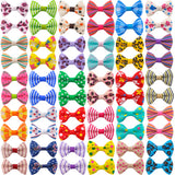 QingHan Dog Hair Bows Small Puppy Clips for Pet Grooming Accessories Doggy Gifts 60Pcs (30 Pairs)