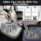 Soft-Sided Cat/Dog/Pet Carrier, Collapsible Pets Travel Carriers for Big Cats/Small Dogs with Shoulder Strap & Removable Mat, Mesh Puppy Carry Bag, Up to 16 Lbs, TSA Airline Approved(Gray)