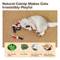 Potaroma 4Pcs Cat Toys, Horror Halloween Knife-Shaped Kitten Catnip Crinkly Sound Toys, Indoor Exercise for All Cat Breeds 6.5 Inches